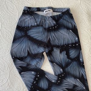 NEVER USED. Beautiful Legging in Butterfly Fabric